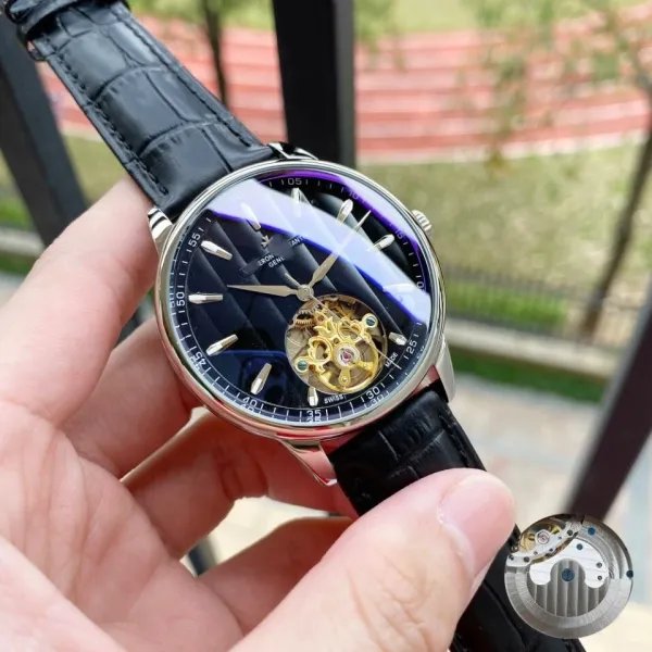 Design Hero Tantin Skeleton Mechanical Watch Silver Watches - 4