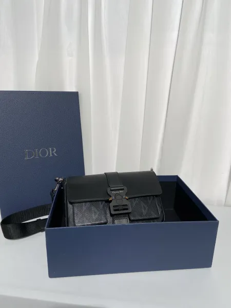 Dior Book Tote Oblique Silver-White Mini Backpack - 6