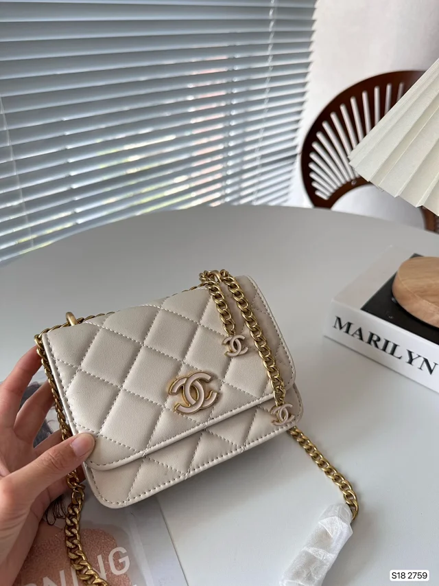 Chanel Crossbody Bags Quilted chain-strap bag product detail image 10