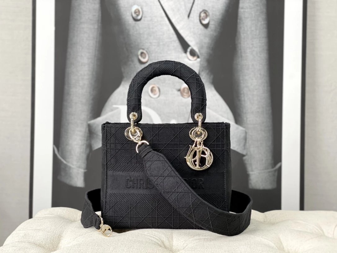 Dior Saddle Bag Black Grained Leather Crossbody Bag - 14