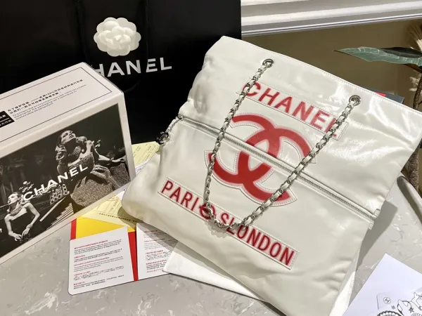 Chanel 22 Bag Pink Metallic Quilted Chain Shoulder Bag - 2