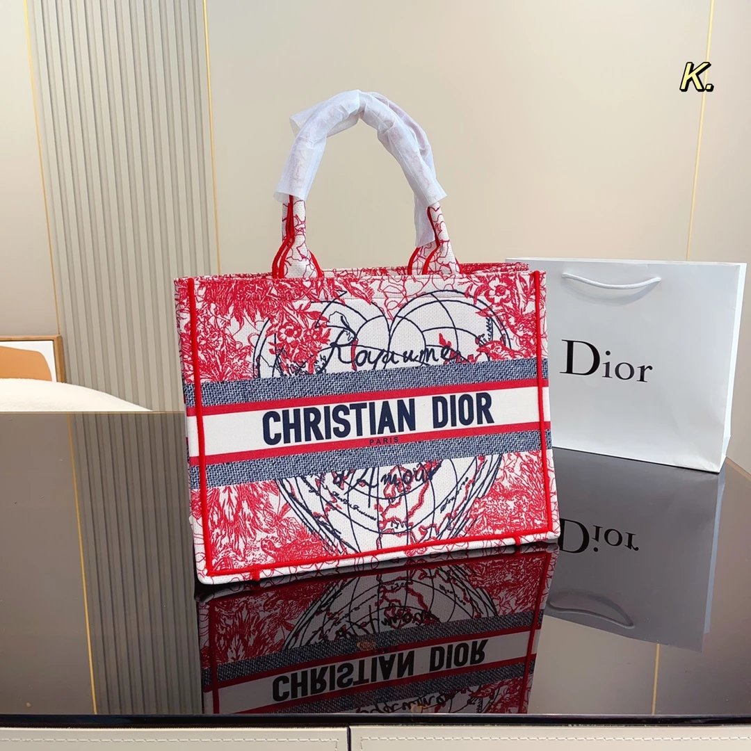 Dior Book Tote Jungle Print Multicolor Handbag Tote Bag - 7