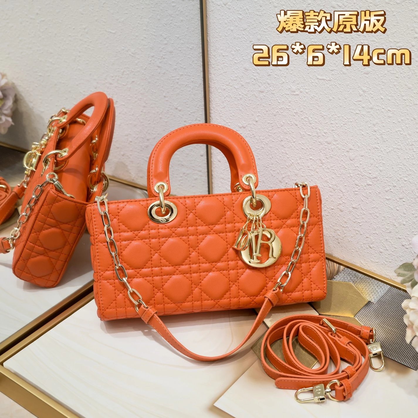 Dior Saddle Bag Pink Leather Crossbody Bag - 4