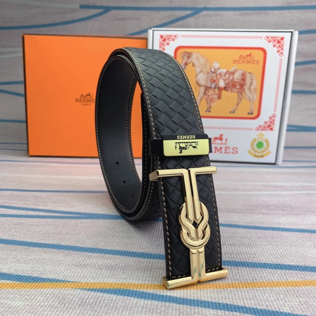 Hermès Constance Belt Gris Clair Epsom Leather Belt - 2