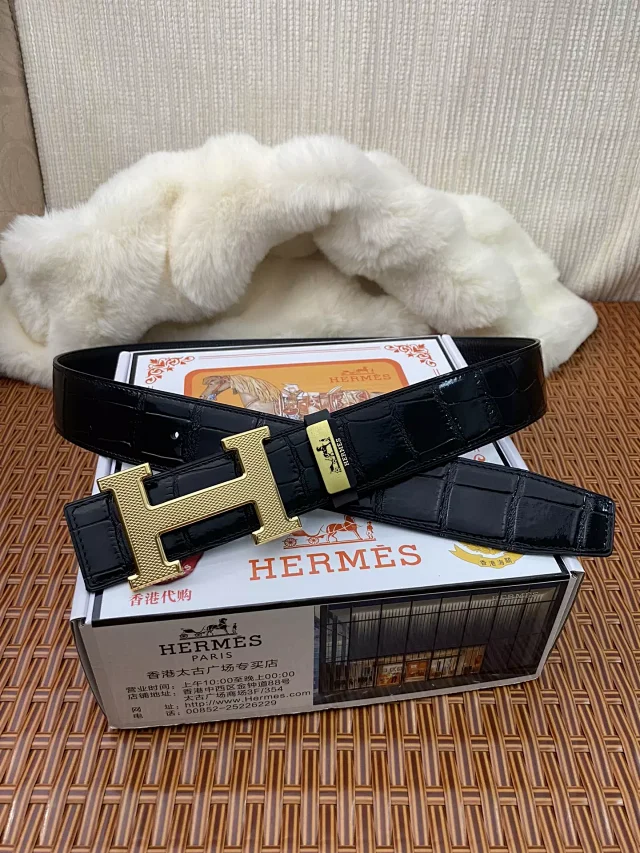 Hermès Belts Logo Buckle Belt product detail image 15