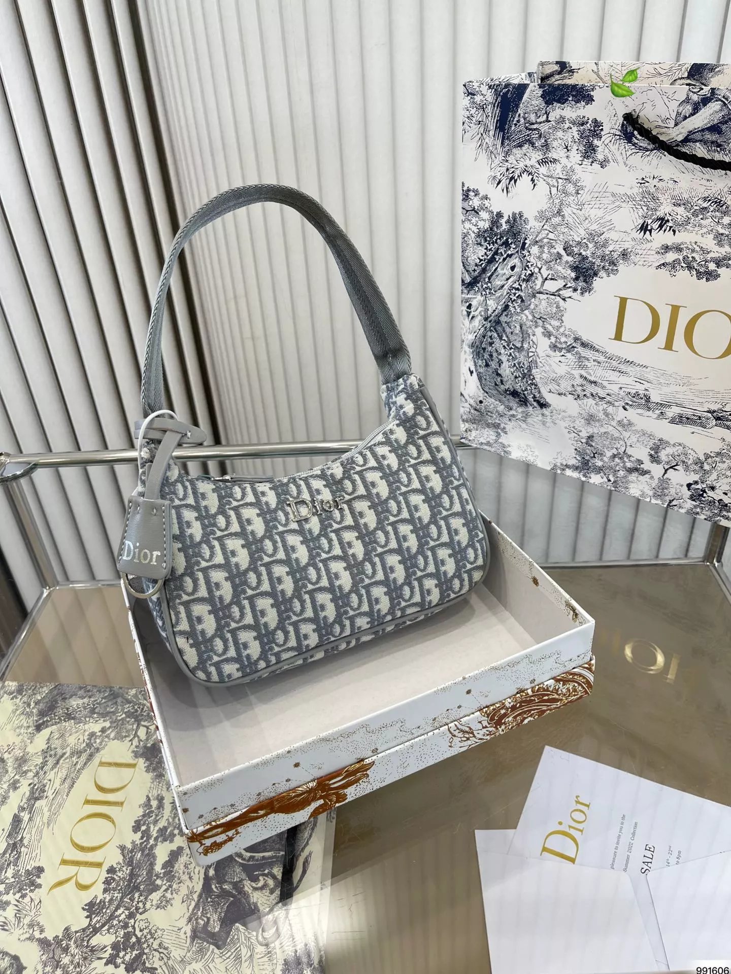 Dior Saddle Bag Tan Quilted Leather with Oblique Logo Crossbody Bag - 4