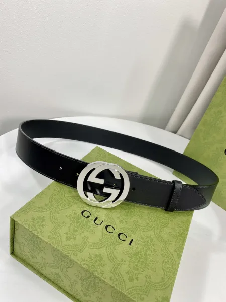 Gucci GG Marmont Belt Black Monogram Canvas Belt - 10