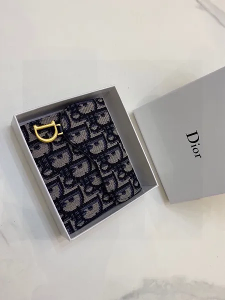 Dior Lady Dior Quilted Black Leather Long Wallet - 6
