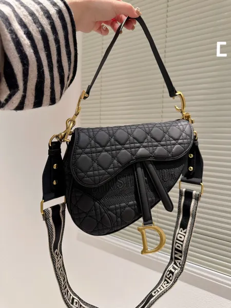 Dior Saddle Bag Leopard Print Multicolor Crossbody Bag - 2
