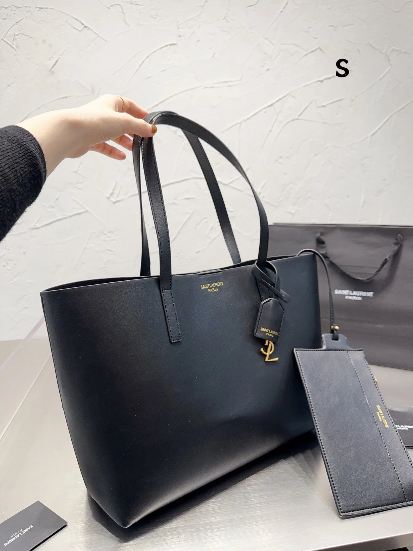 Saint Laurent Large Niki Tote Bag White Handbag - 8