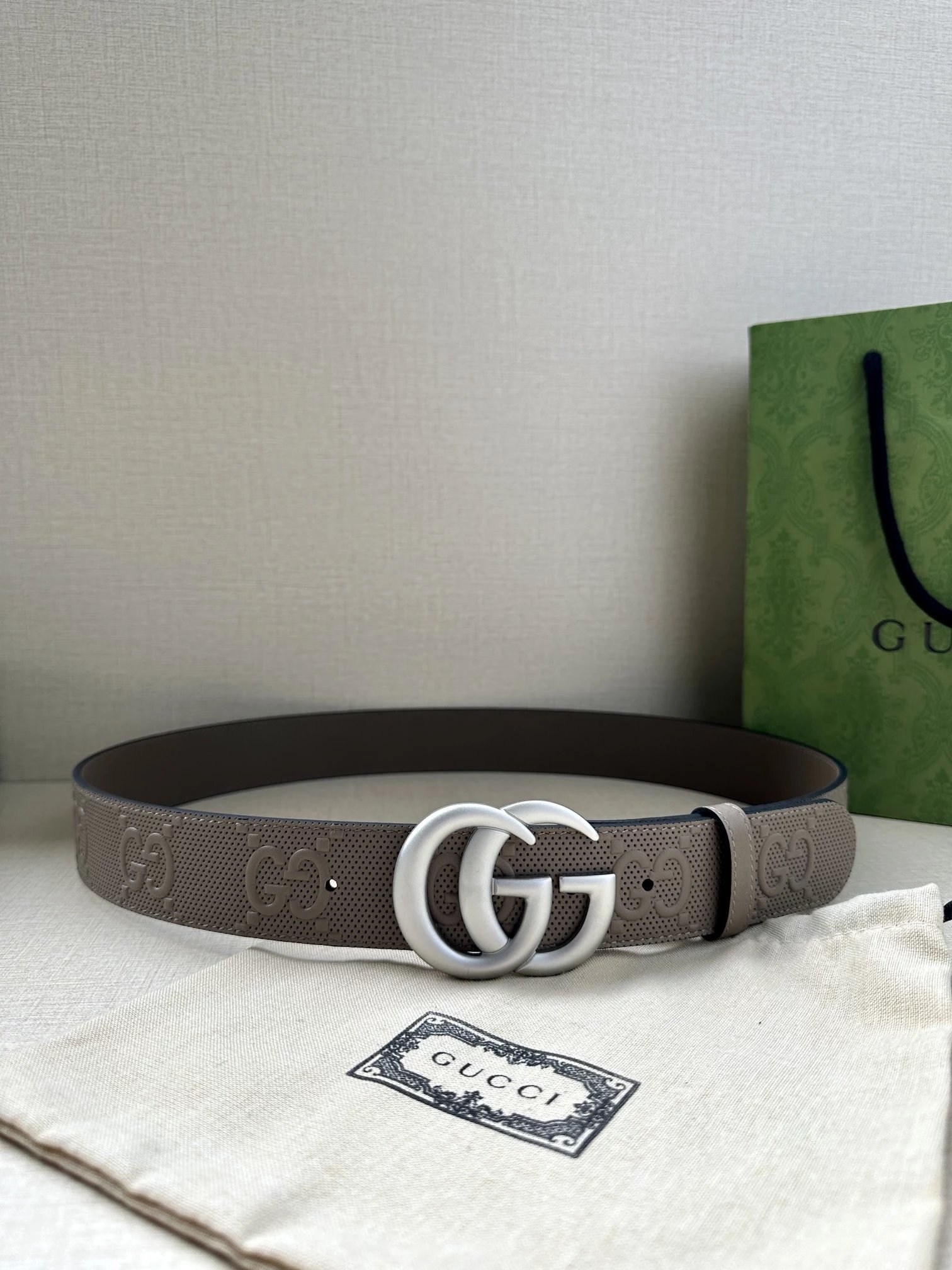 Gucci GG Marmont Canvas Belt Black - 12