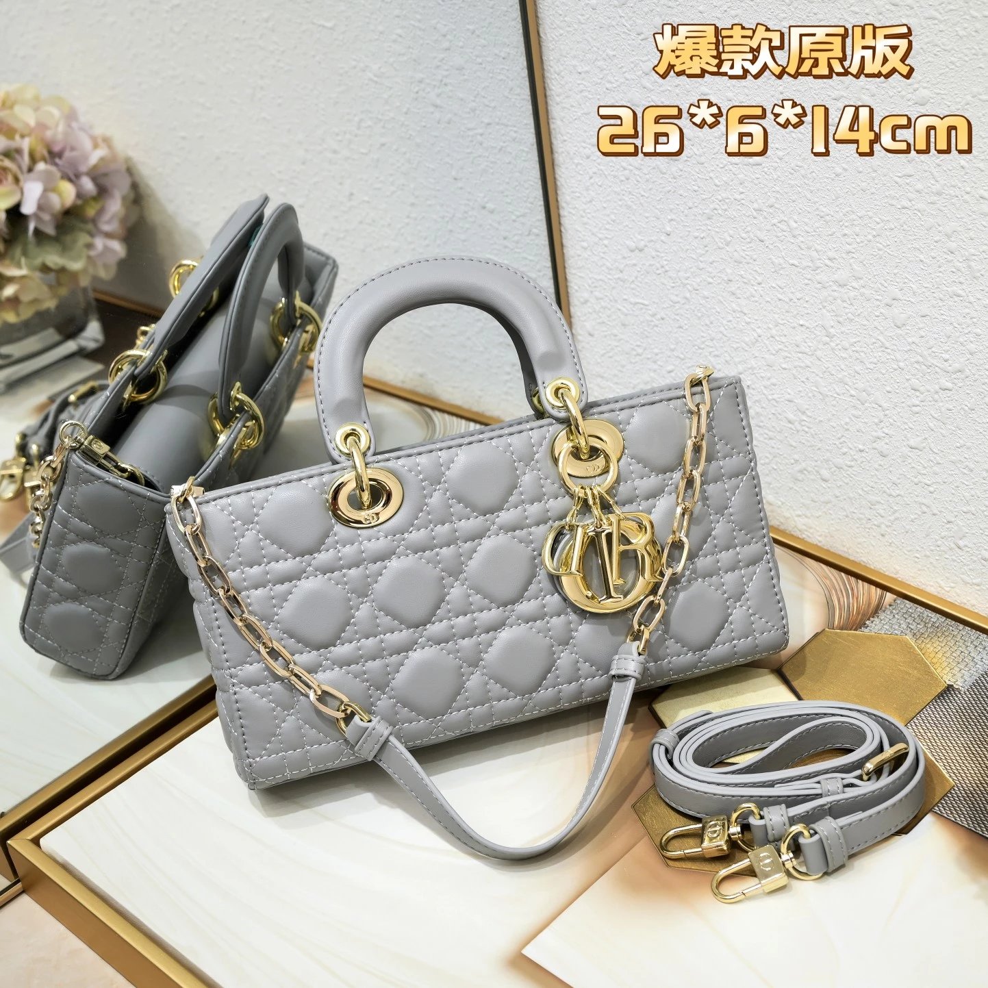 Dior Saddle Bag Pink Leather Crossbody Bag - 5