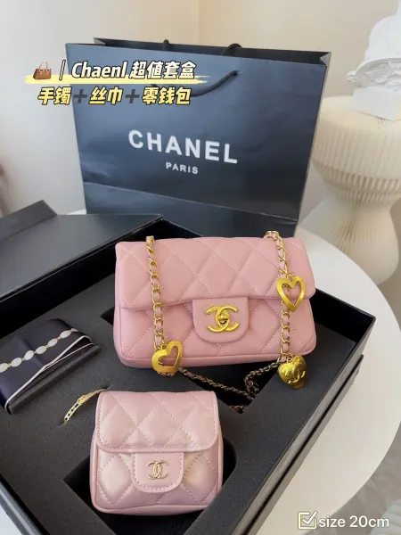 Chanel Mini Flap Bag Black Pearl-Embellished Quilted Leather Chain Bag Shoulder Bags - 8