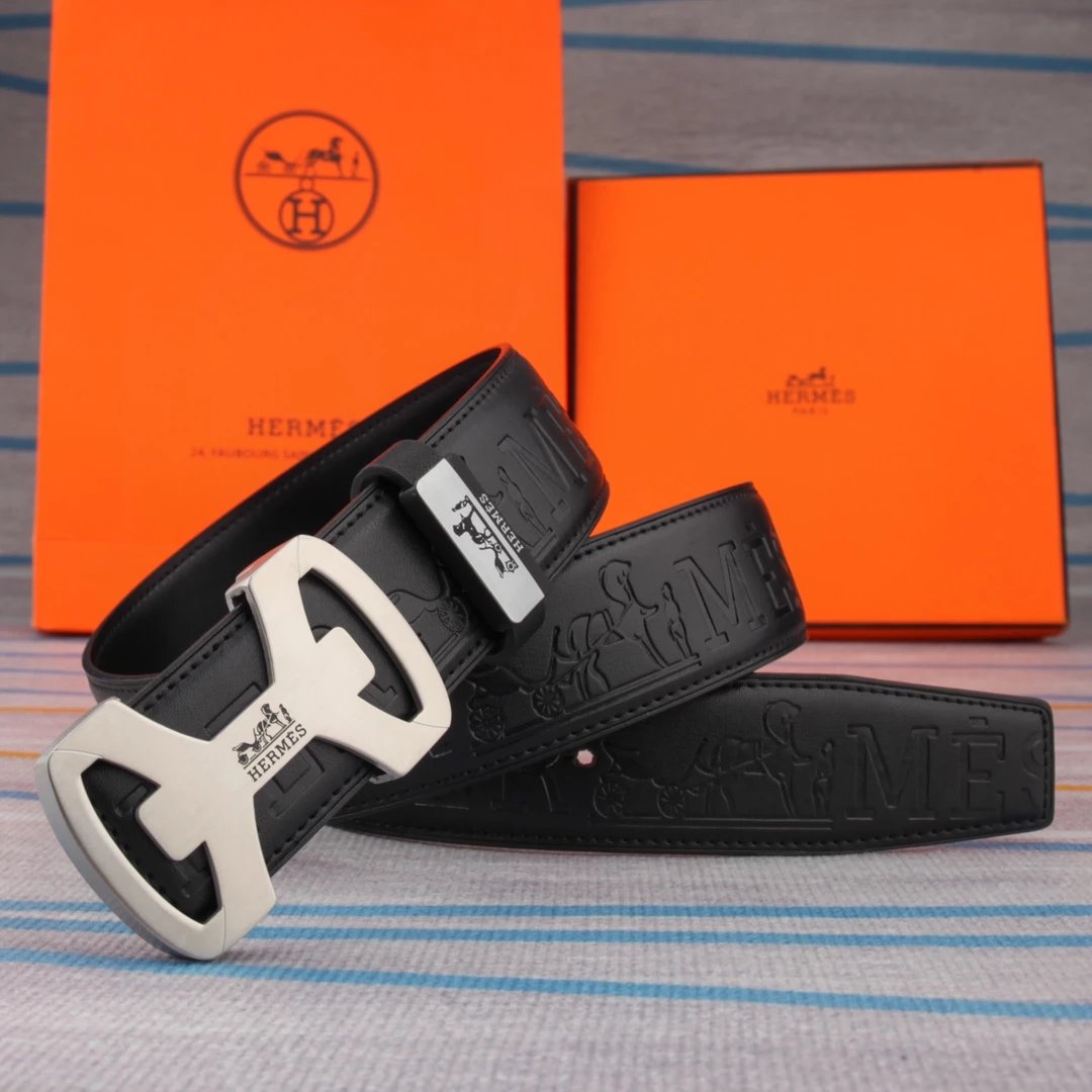 Hermès Constance Belt Gris Clair Epsom Leather Belt - 7