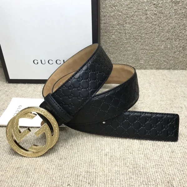 Gucci GG Marmont Belt Black Monogram Canvas Belt - 13