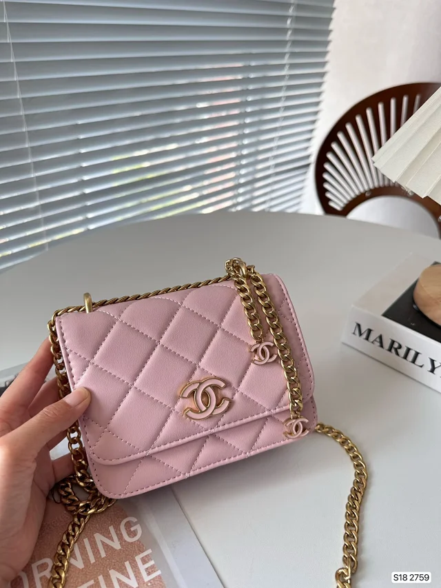 Chanel Crossbody Bags Quilted chain-strap bag product detail image 11