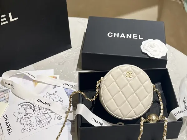Chanel Camera Bag Brown Quilted Leather Chain Crossbody Bag - 4