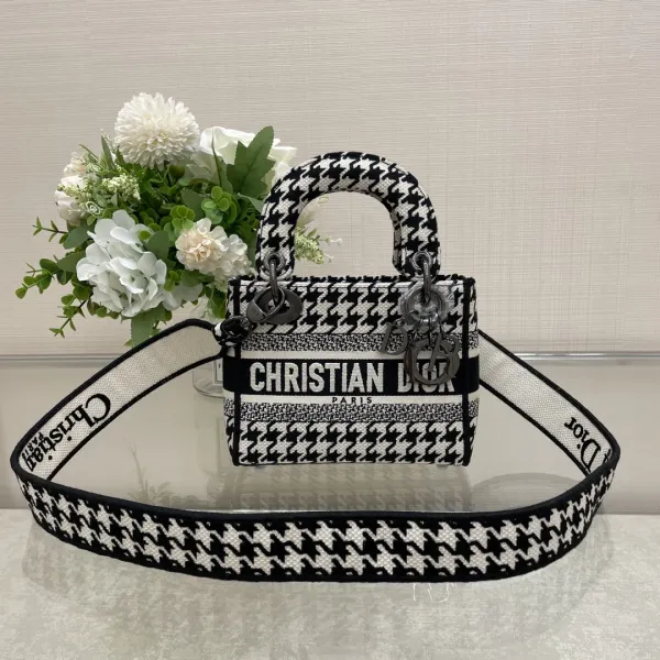Dior Book Tote René Moutard Floral Print White Handbag Tote Bag - 14