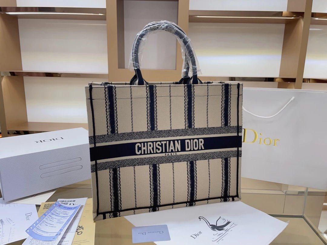 Dior Book Tote Jungle Print Multicolor Handbag Tote Bag - 9