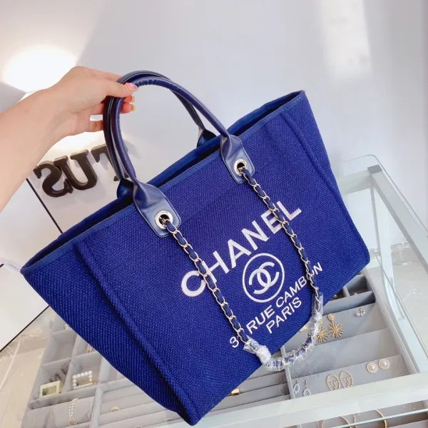 Chanel Crochet Tote Black Handbag - 5