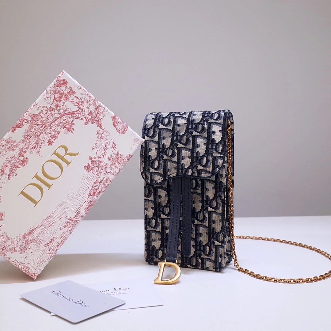 Dior Saddle Bag Pink Leather Crossbody Bag - 11