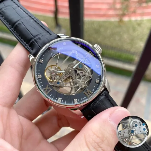 Design Hero Tantin Skeleton Mechanical Watch Silver Watches - 20