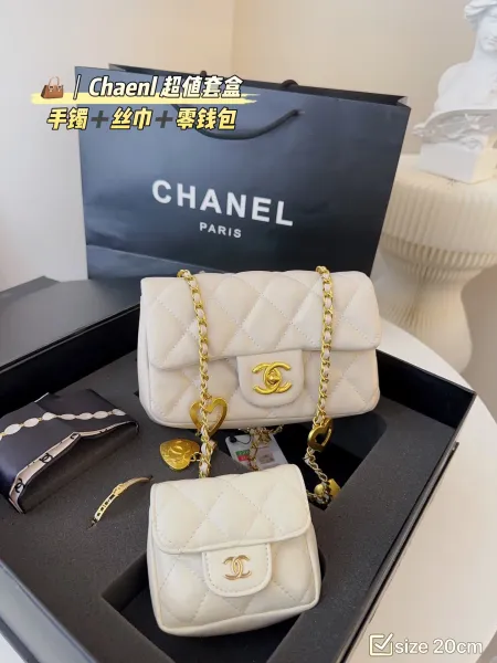 Chanel Mini Flap Bag Black Pearl-Embellished Quilted Leather Chain Bag Shoulder Bags - 11