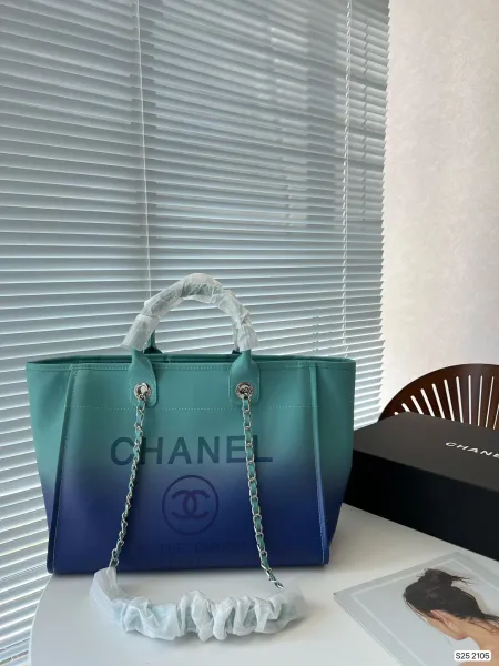 Chanel Sporty Tote Pink Pinstripe Handbag Tote Bag - 8