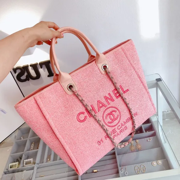 Chanel Crochet Tote Black Handbag - 3