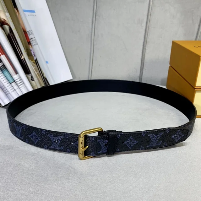 Louis Vuitton Belts Monogram belt with LV buckle product detail image 5