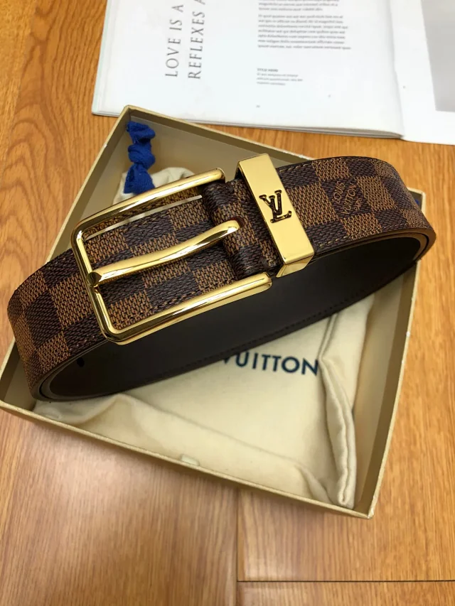 Louis Vuitton Belts Monogram belt with LV buckle product detail image 1