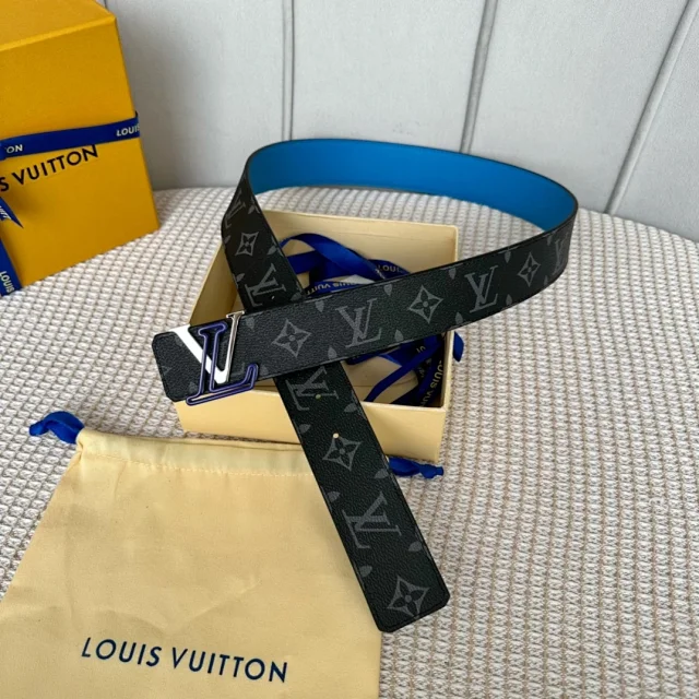 Louis Vuitton Belts Monogram belt with LV buckle product detail image 4