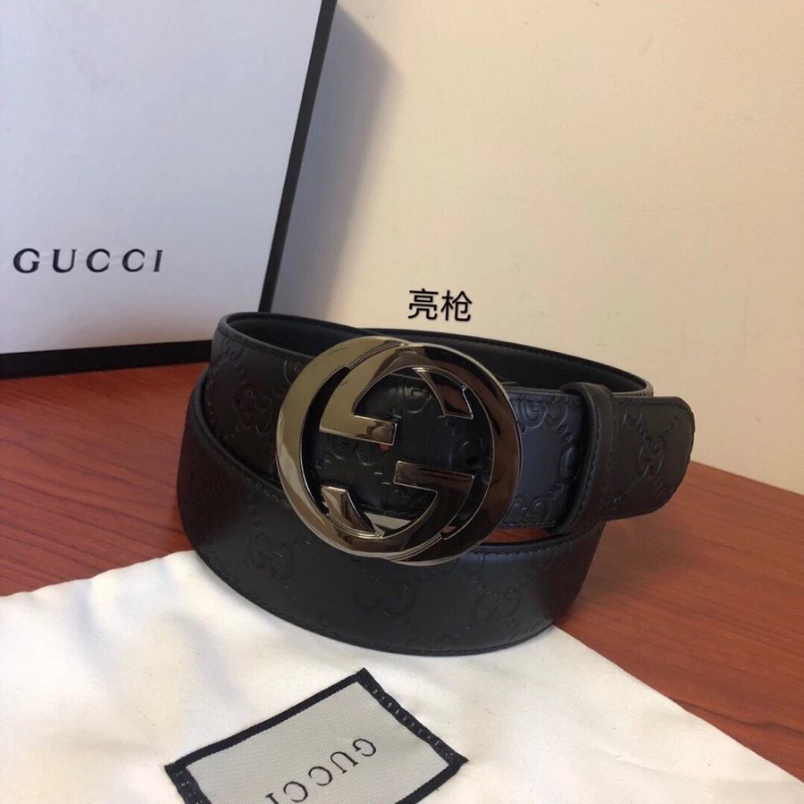 Gucci GG Marmont Belt Beige Canvas with Gold-Tone Buckle - 5