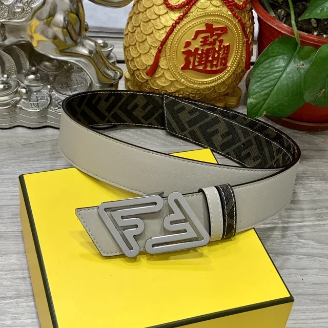 Fendi Belts Reversible FF Buckle Belt product detail image 7