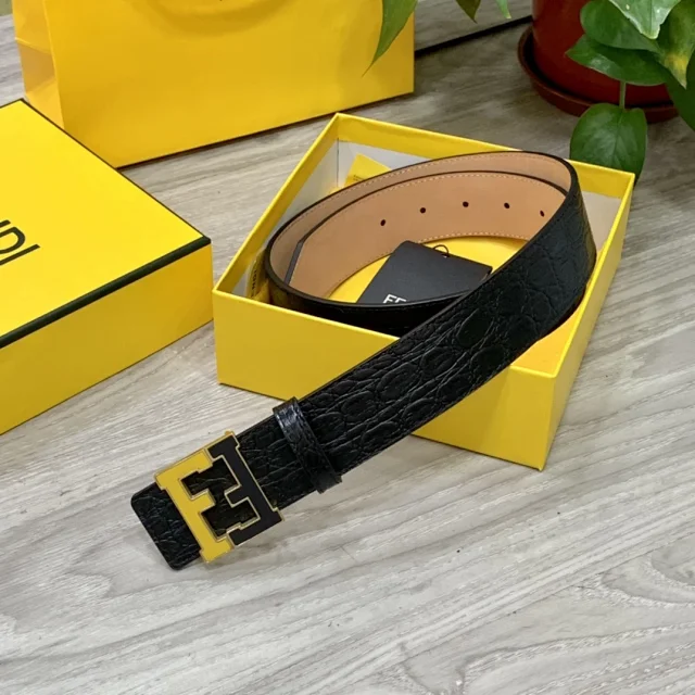 Fendi Belts Reversible FF Buckle Belt product detail image 8