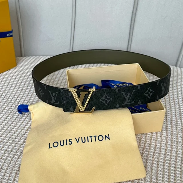 Louis Vuitton Belts Monogram belt with LV buckle product detail image 8
