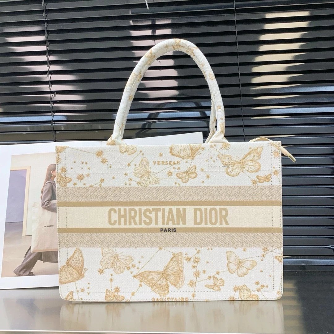 Dior Book Tote Floral Print Multicolor Handbags Tote Bag - 9