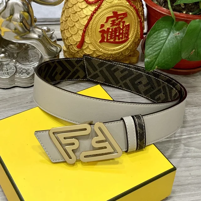 Fendi Belts Reversible FF Buckle Belt product detail image 5
