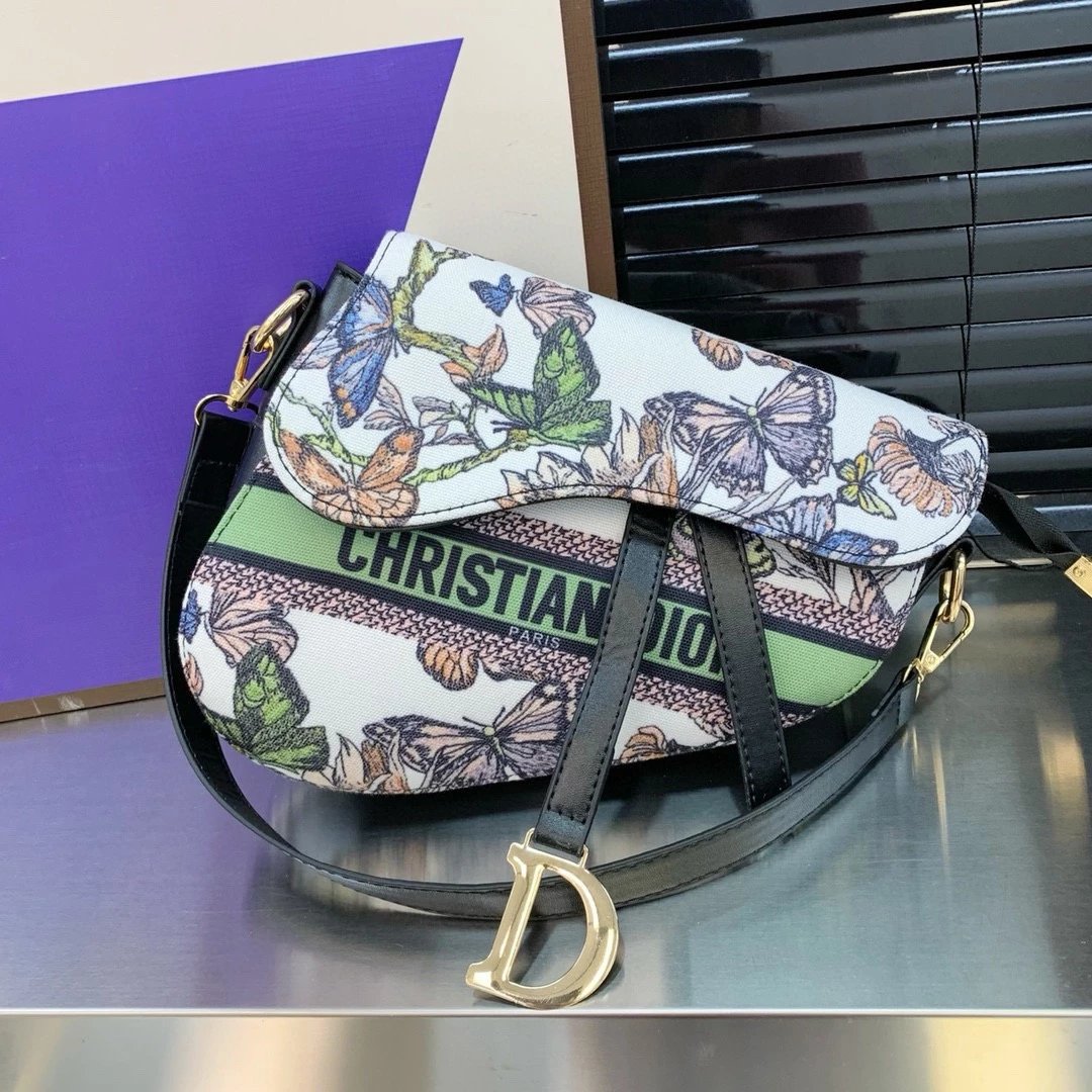 Dior Book Tote Floral Print Multicolor Handbags Tote Bag - 6