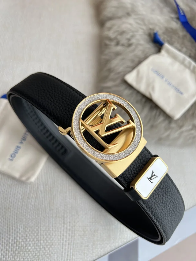Louis Vuitton Belts Monogram belt with LV buckle product detail image 15