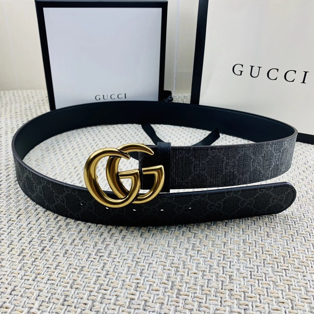 Fendi FF Logo Buckle Leather Belt Black - 9