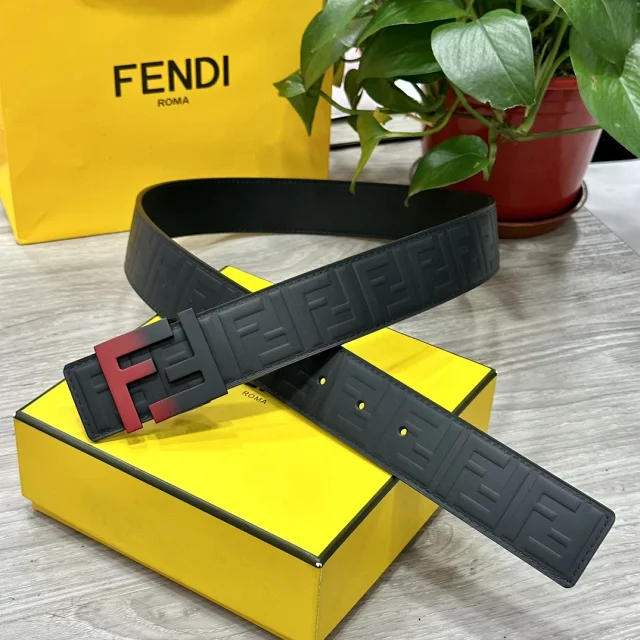 Fendi Belts FF Buckle Reversible Belt product detail image 5