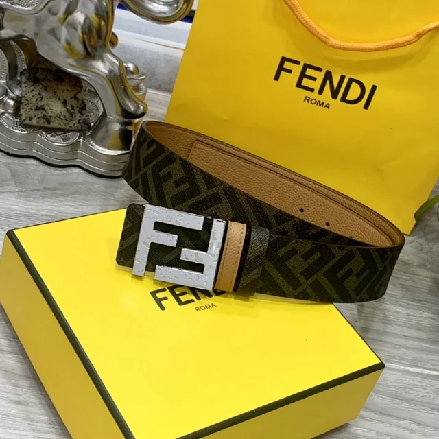 Fendi Belts Reversible FF Buckle Belt product detail image 15