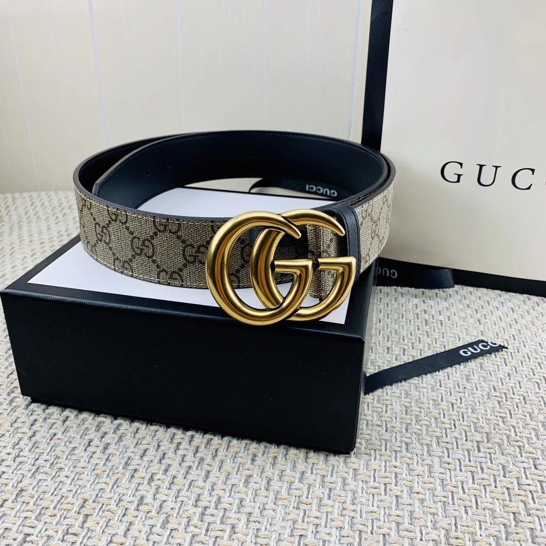 Fendi FF Logo Croc-Embossed Leather Belt Black - 7