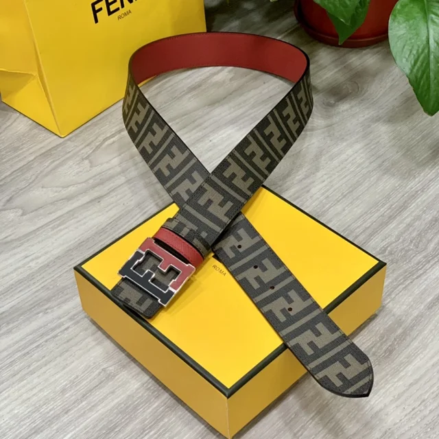 Fendi Belts FF Buckle Reversible Belt product detail image 2