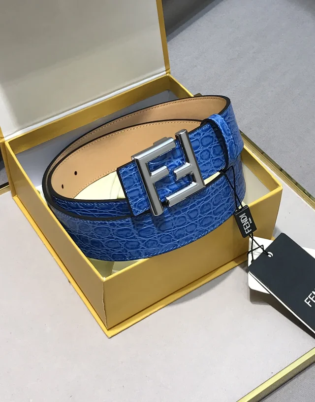 Fendi Belts FF Buckle Reversible Belt product detail image 11