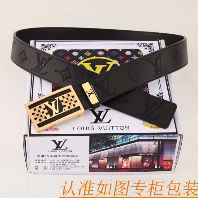 Louis Vuitton Belts LV Monogram Buckle Belt product detail image 13