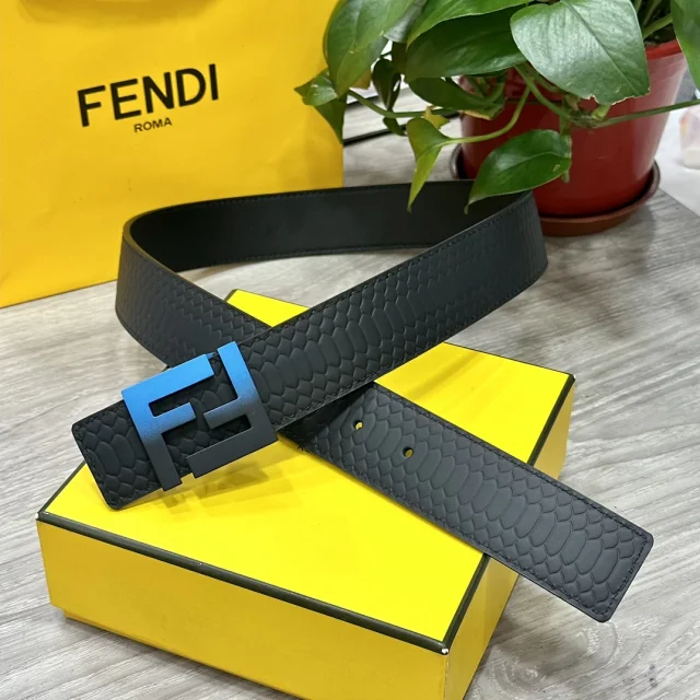 Fendi Belts FF Buckle Reversible Belt product detail image 7