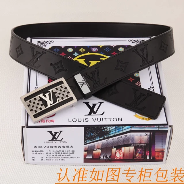 Louis Vuitton Belts LV Monogram Buckle Belt product detail image 12