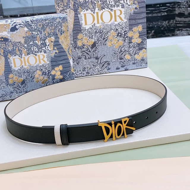 Dior Belts Logo Buckle Belt product detail image 11